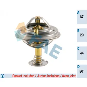 Thermostat d'eau FAE 5307880