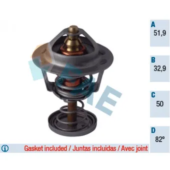Thermostat d'eau FAE 5308282