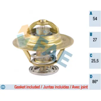 Thermostat d'eau FAE 5330386