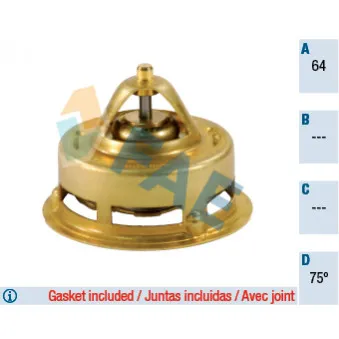 Thermostat d'eau FAE 5346275