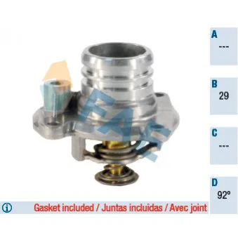 Thermostat d'eau FAE 5350692