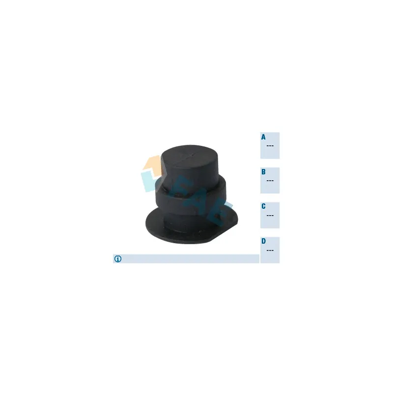 Bouchon,Bride de liquide de refroidissement FAE 54000