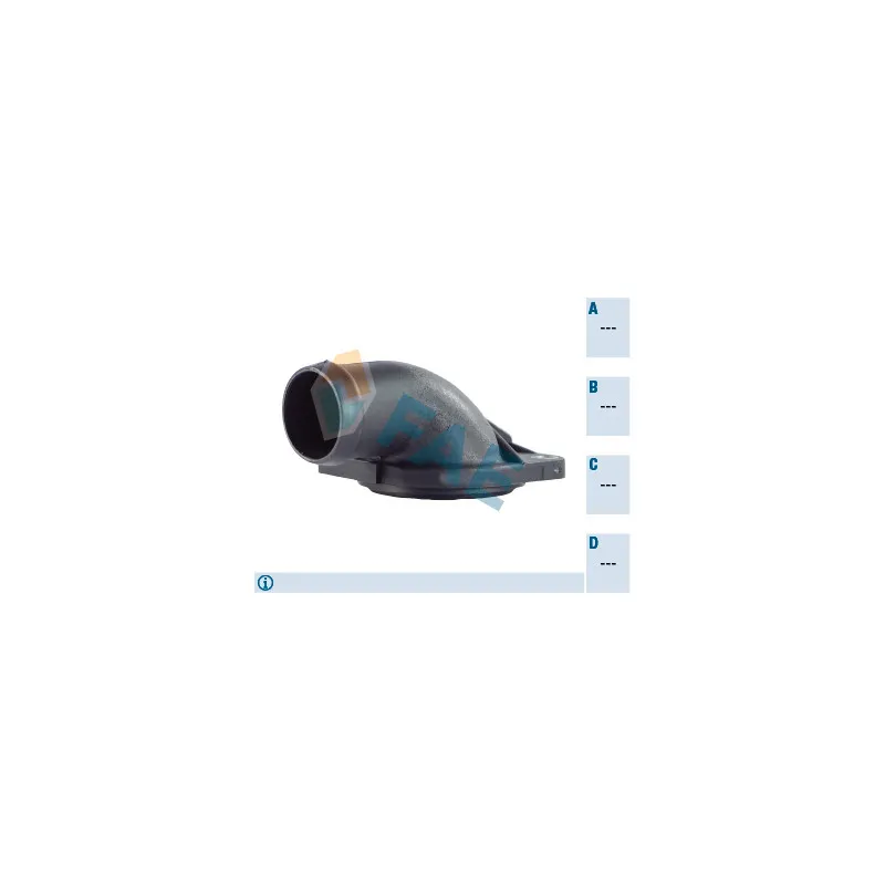 Bride de liquide de refroidissement FAE 54300