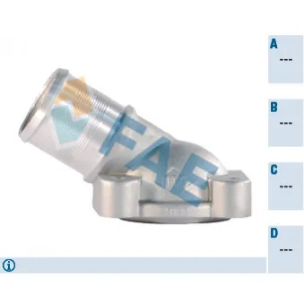 Bride de liquide de refroidissement FAE 54307