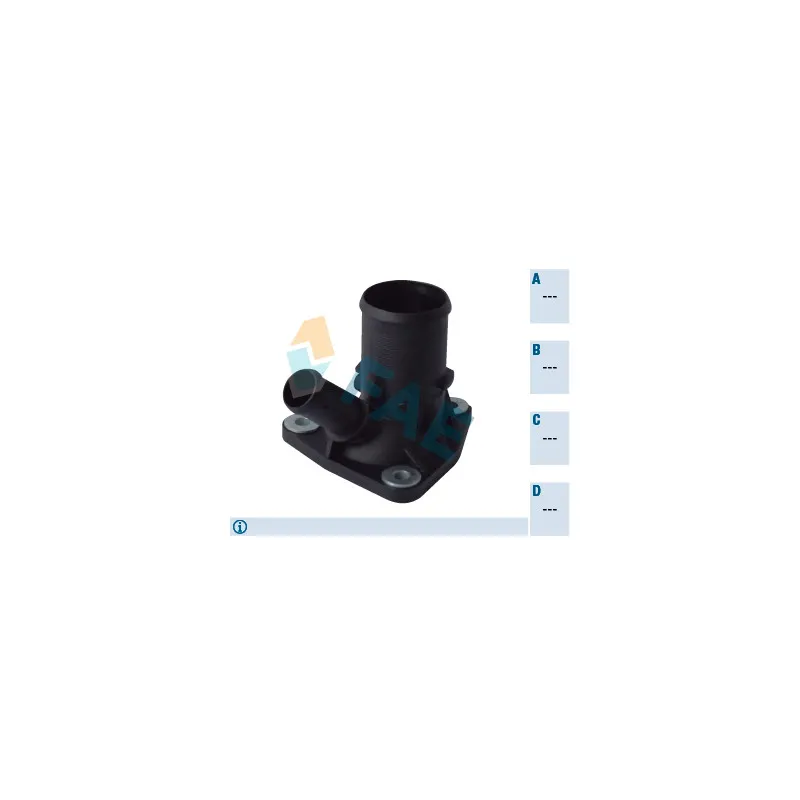 Bride de liquide de refroidissement FAE 54309