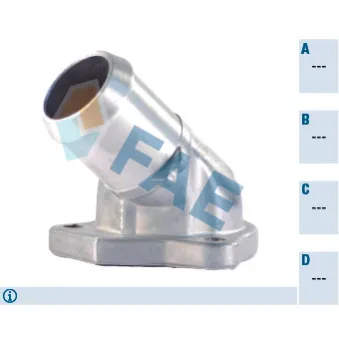 Bride de liquide de refroidissement FAE 54319