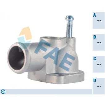 Bride de liquide de refroidissement FAE 54320