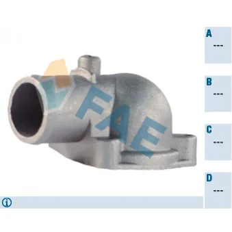 Bride de liquide de refroidissement FAE 54327