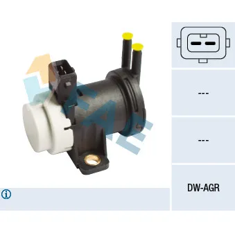 Transmetteur de pression, controle des gaz d'échappement FAE 56011