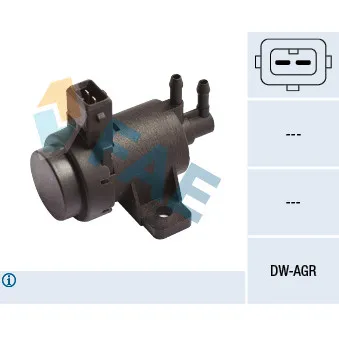Transmetteur de pression, controle des gaz d'échappement FAE 56024
