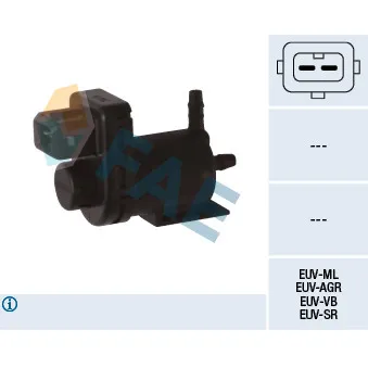 Soupape, réaspiration/controle des gaz d'échappement FAE 56032