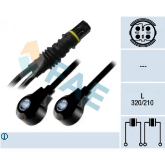 Capteur de cognement FAE 60214