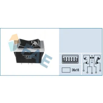 Interrupteur d'essuie-glace FAE 62500