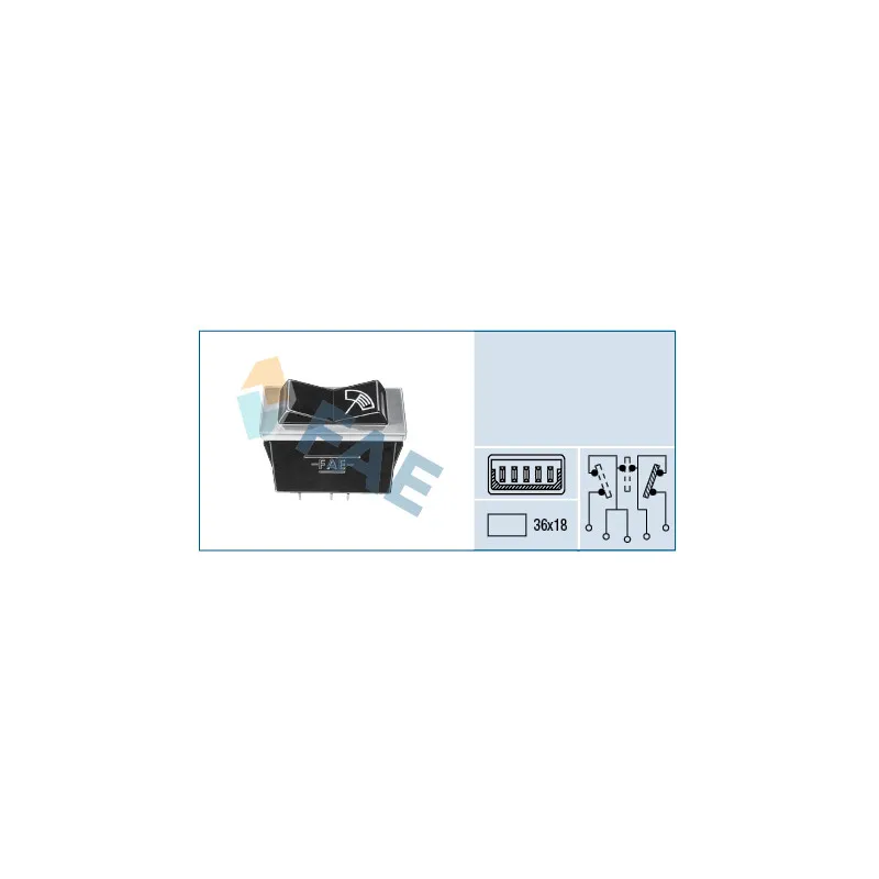 Interrupteur d'essuie-glace FAE 62500