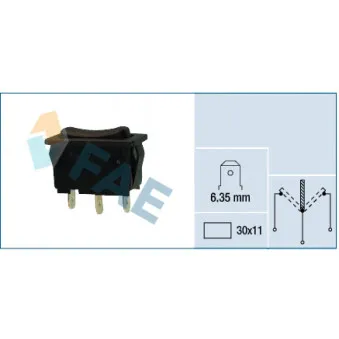 Interrupteur, éclairage intérieur FAE 62970