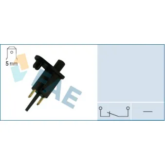 Interrupteur, contacteur de porte FAE 67300