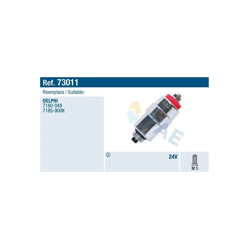 Dispositif d'arrêt, système d'injection FAE 73011