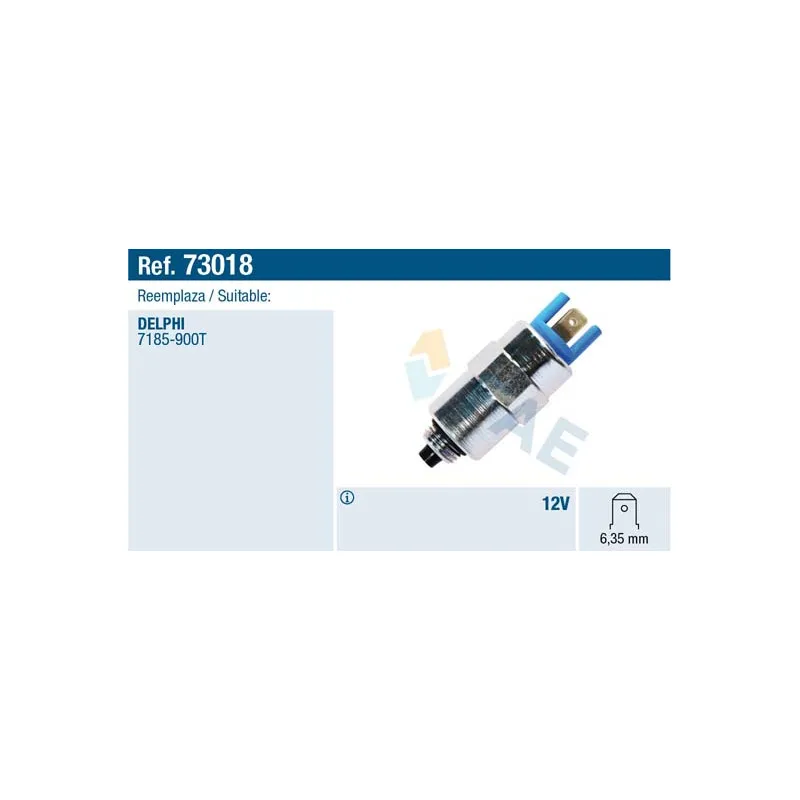 Dispositif d'arrêt, système d'injection FAE 73018