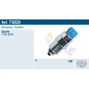 Dispositif d'arrêt, système d'injection FAE 73020