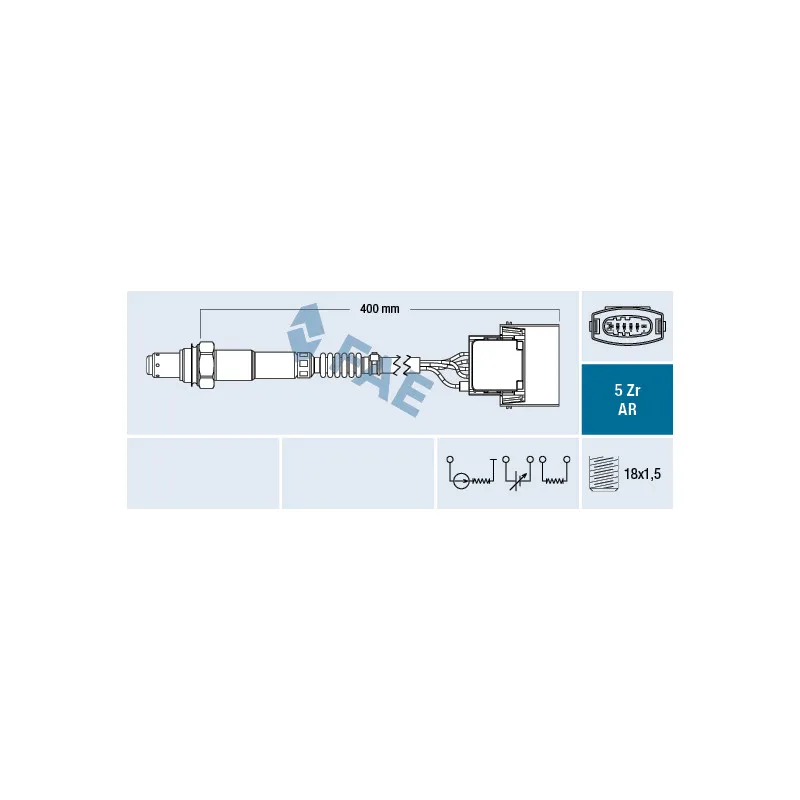 Sonde lambda FAE 75016