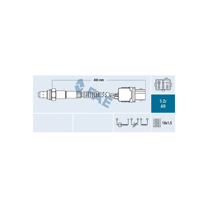 Sonde lambda FAE 75017