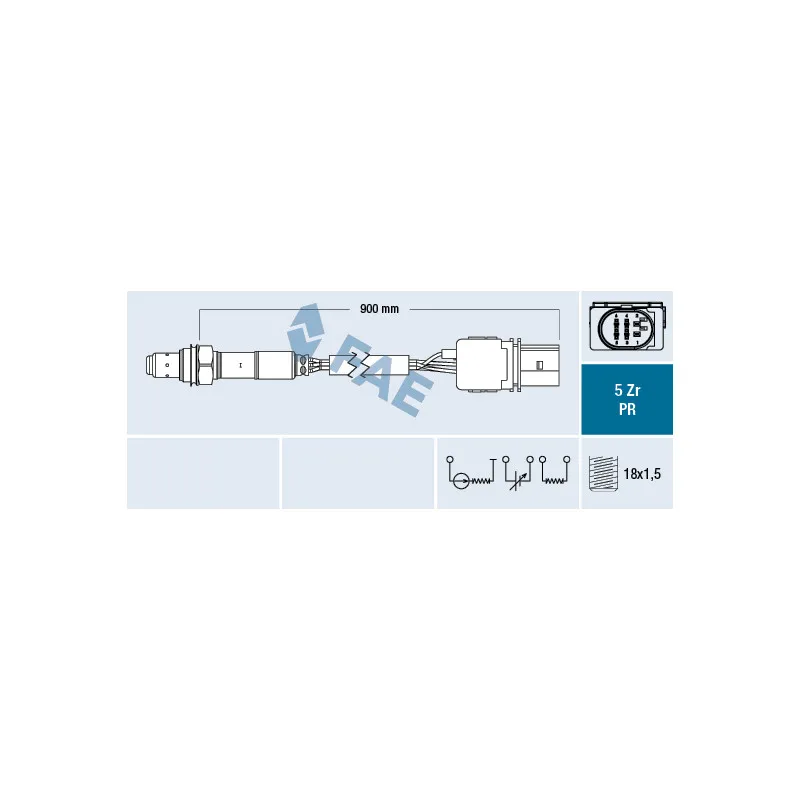 Sonde lambda FAE 75032