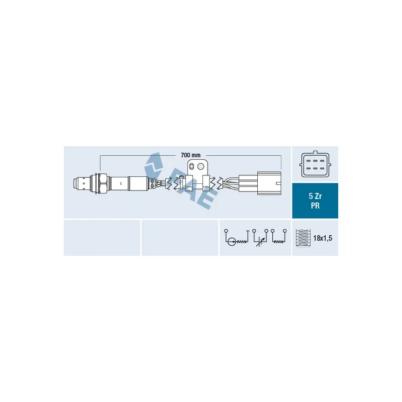 Sonde lambda FAE 75090