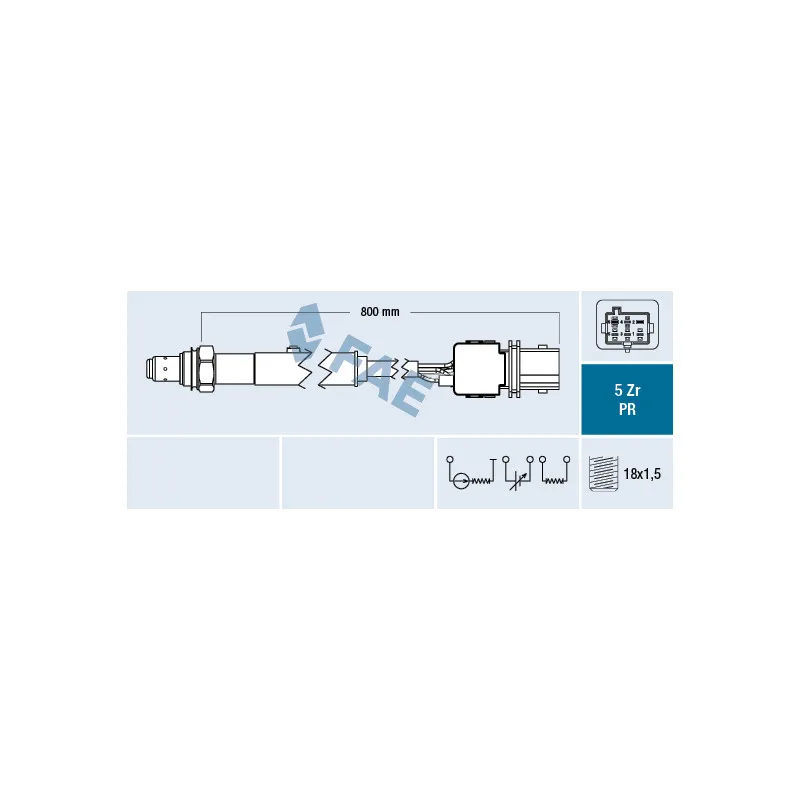Sonde lambda FAE 75103