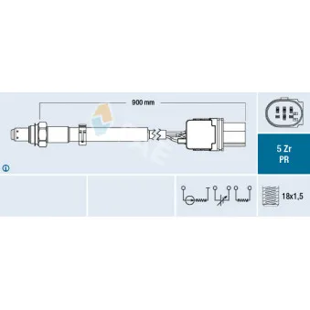 Sonde lambda FAE 75131