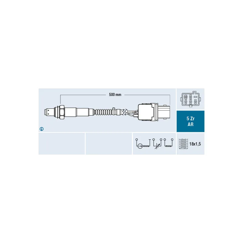 Sonde lambda FAE 75135