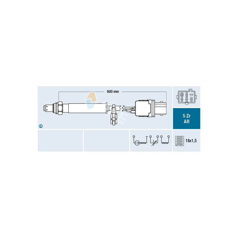 Sonde lambda FAE 75138