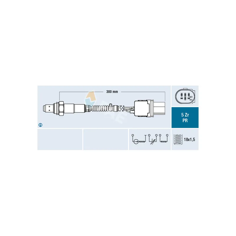 Sonde lambda FAE 75143