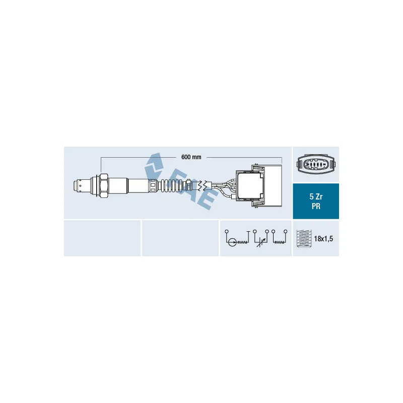 Sonde lambda FAE 75145
