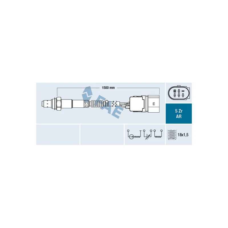 Sonde lambda FAE 75351