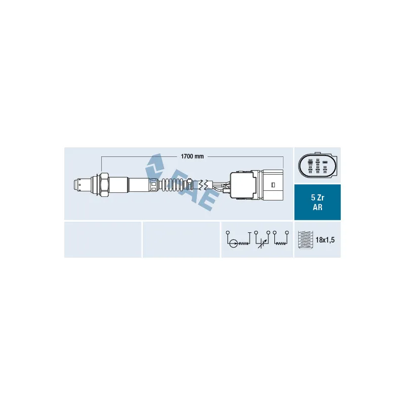 Sonde lambda FAE 75361