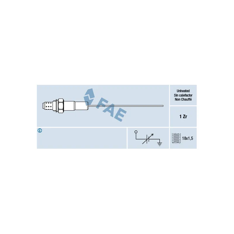 Sonde lambda FAE 77001