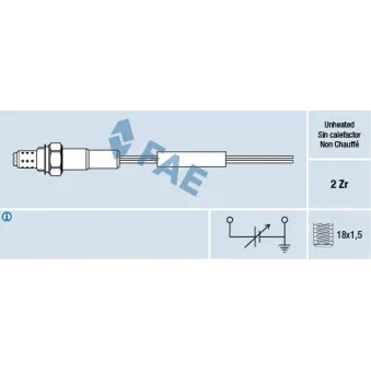 Sonde lambda FAE 77002