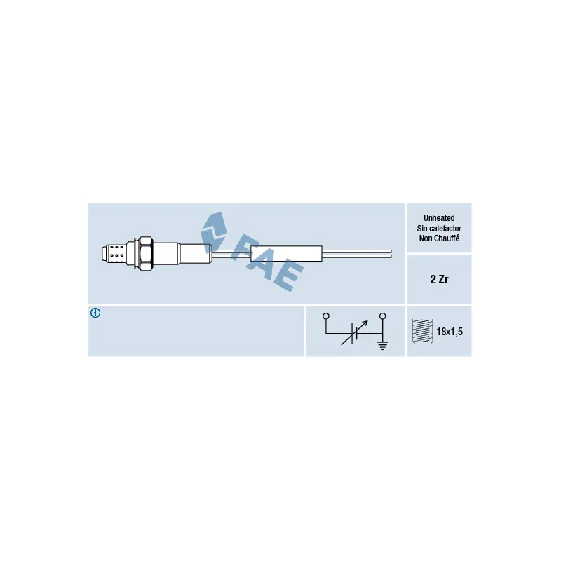 Sonde lambda FAE 77002