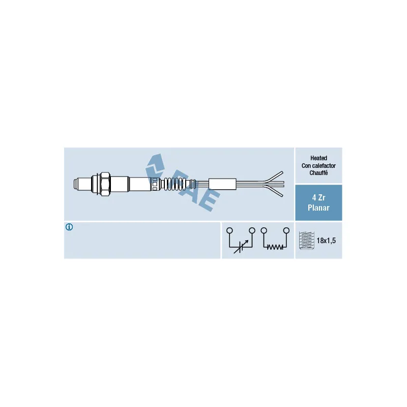 Sonde lambda FAE 77005