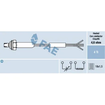 Sonde lambda FAE 77013