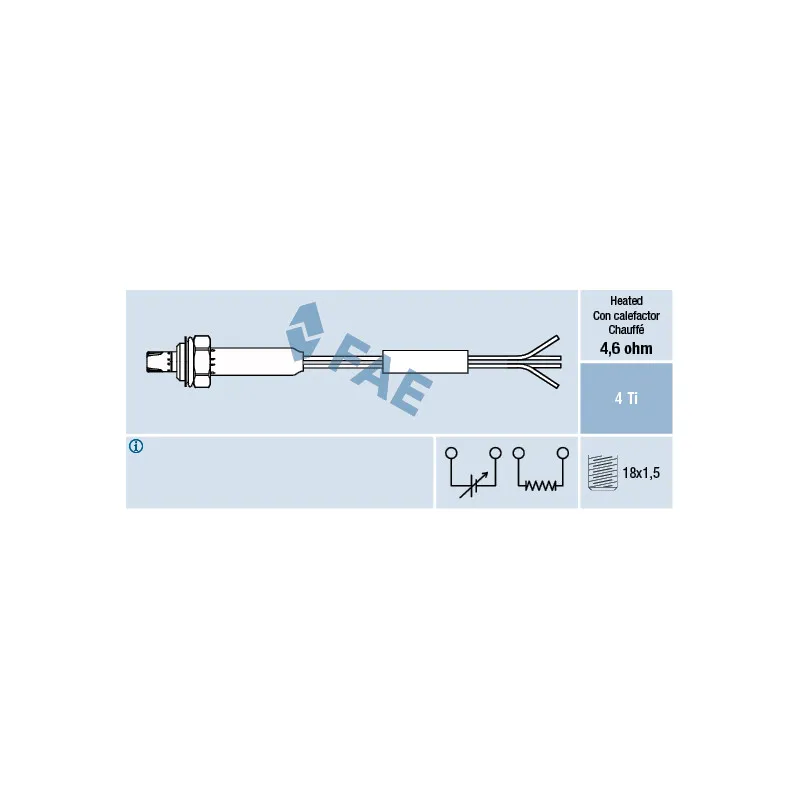 Sonde lambda FAE 77013