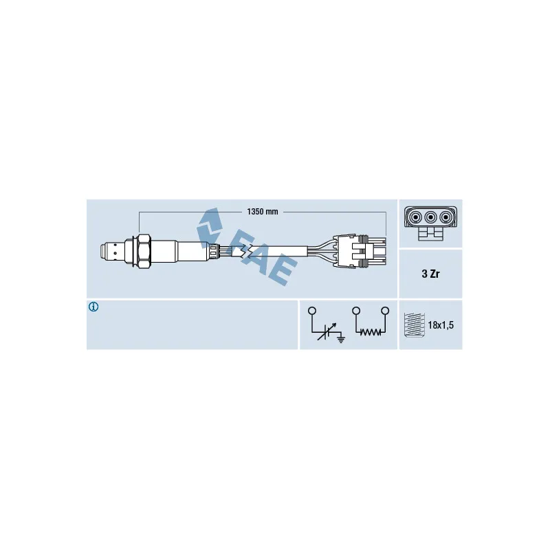 Sonde lambda FAE 77120