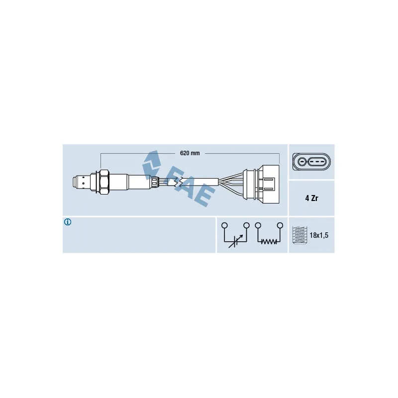 Sonde lambda FAE 77131