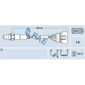 Sonde lambda FAE 77137