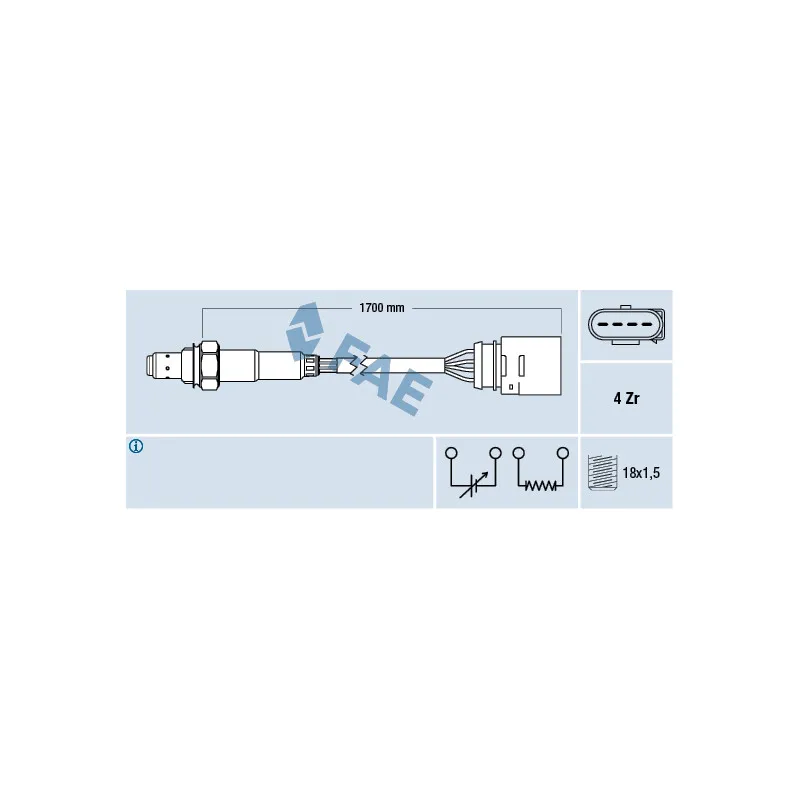Sonde lambda FAE 77147