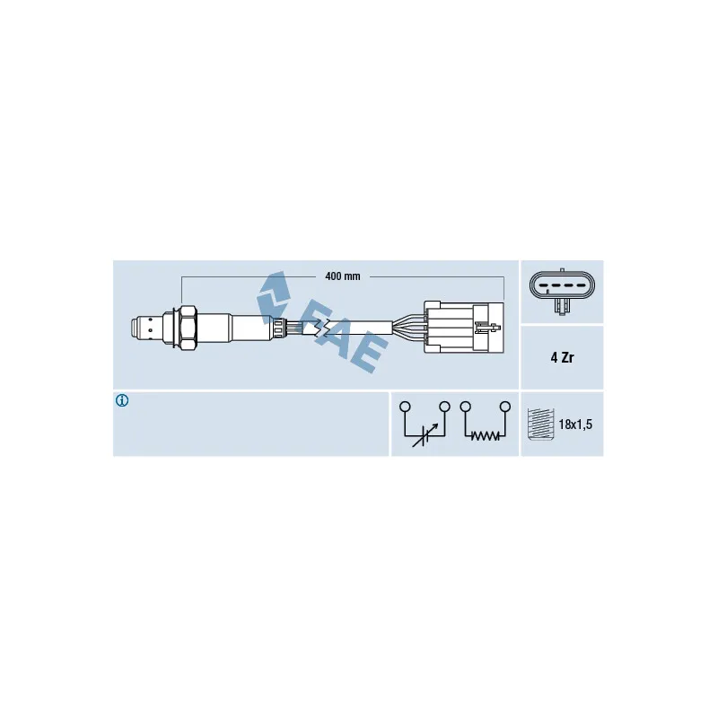 Sonde lambda FAE 77158