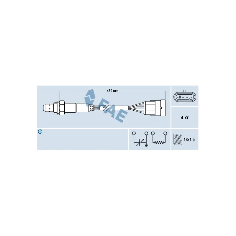 Sonde lambda FAE 77159