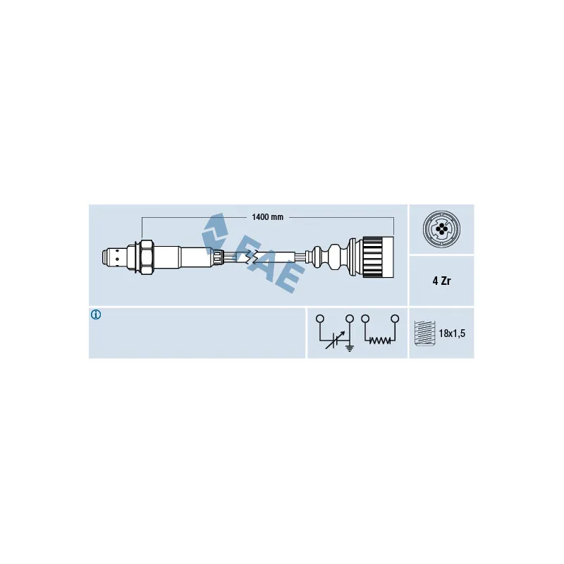 Sonde lambda FAE 77175