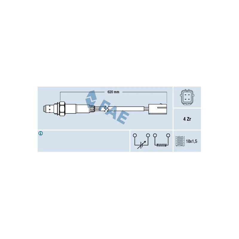 Sonde lambda FAE 77177