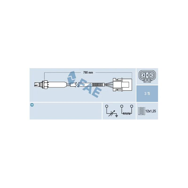 Sonde lambda FAE 77181